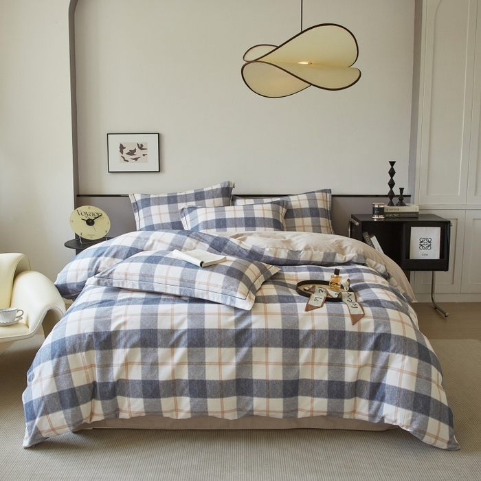 91家纺网 家纺一手货源 找家纺 （总）沐白家居 2025新款全棉生态磨毛四件套