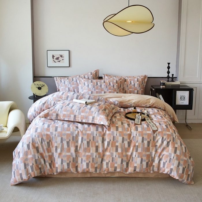 91家纺网 家纺一手货源 找家纺 （总）沐白家居 2025新款全棉生态磨毛四件套