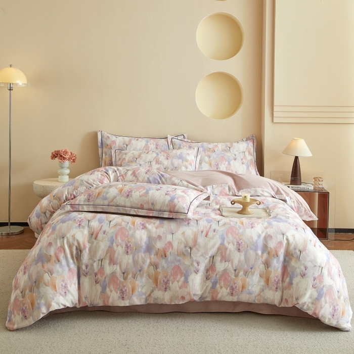 91家纺网 家纺一手货源 找家纺 （总）沐白家居 2025新款全棉生态磨毛四件套