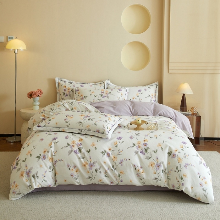 91家纺网 家纺一手货源 找家纺 （总）沐白家居 2025新款全棉生态磨毛四件套