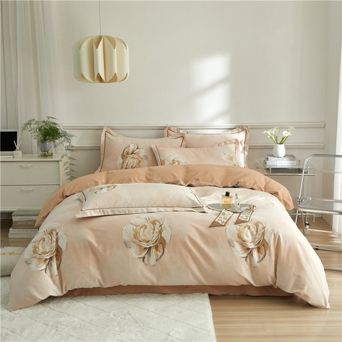 91家纺网 家纺一手货源 找家纺 （总）沐白家居 2025新款全棉生态磨毛四件套