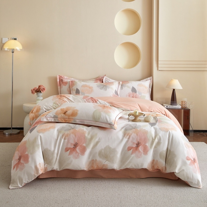 91家纺网 家纺一手货源 找家纺 （总）沐白家居 2025新款全棉生态磨毛四件套