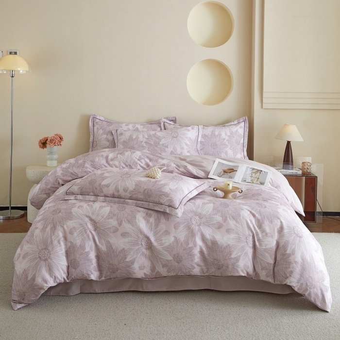 91家纺网 家纺一手货源 找家纺 （总）沐白家居 2025新款全棉生态磨毛四件套