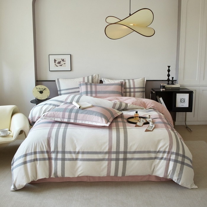 91家纺网 家纺一手货源 找家纺 （总）沐白家居 2025新款全棉生态磨毛四件套