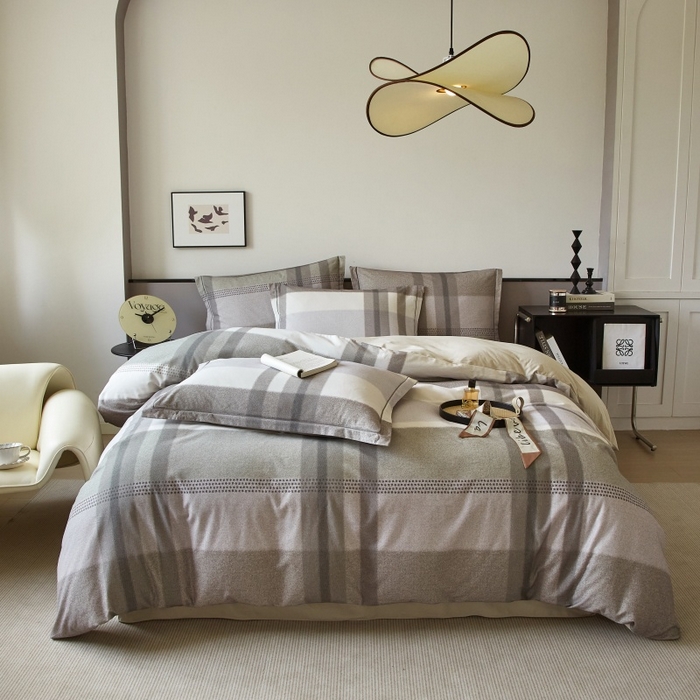 91家纺网 家纺一手货源 找家纺 （总）沐白家居 2025新款全棉生态磨毛四件套