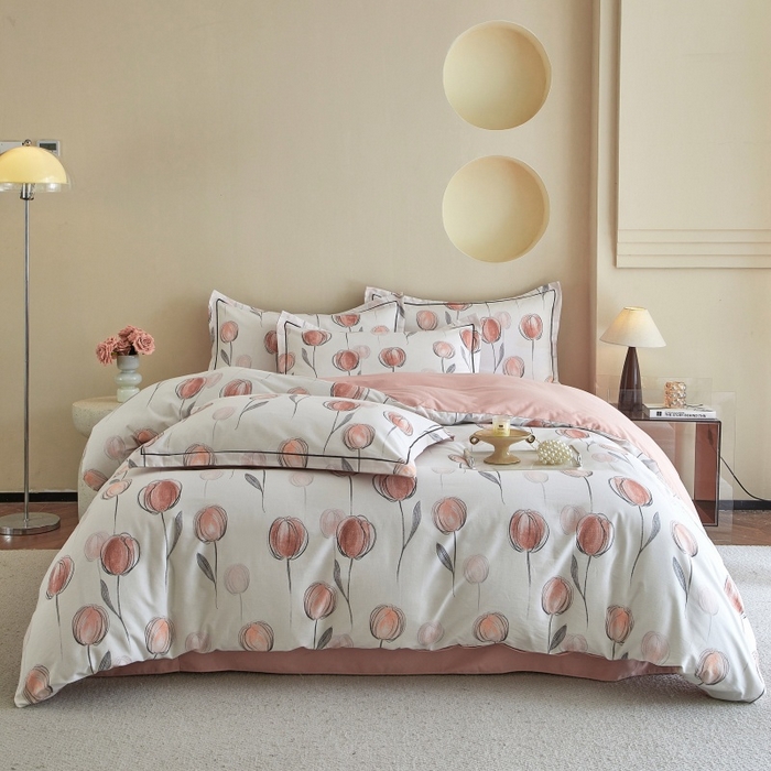 91家纺网 家纺一手货源 找家纺 （总）沐白家居 2025新款全棉生态磨毛四件套