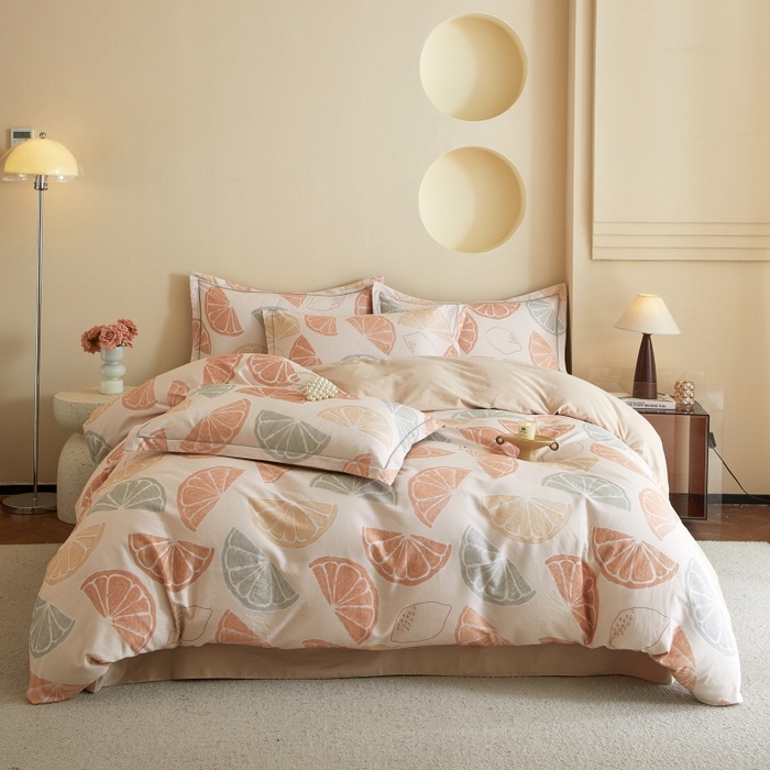 91家纺网 家纺一手货源 找家纺 （总）沐白家居 2025新款全棉生态磨毛四件套