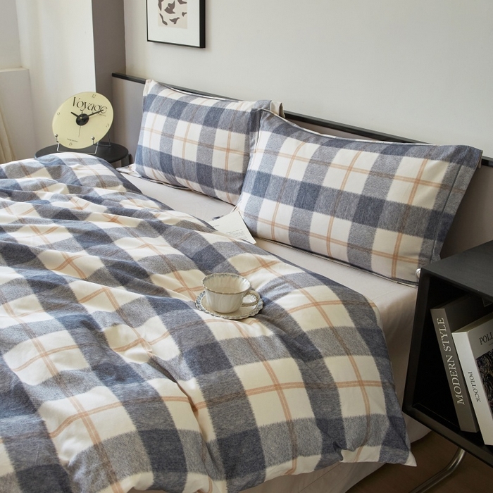 91家纺网 家纺一手货源 找家纺 （总）沐白家居 2025新款全棉生态磨毛四件套