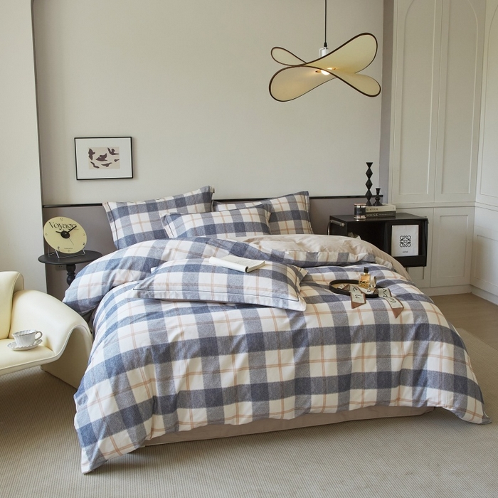 91家纺网 家纺一手货源 找家纺 （总）沐白家居 2025新款全棉生态磨毛四件套