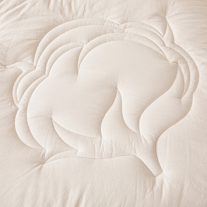 91家纺网 家纺一手货源 找家纺 2025新款A类填充100%棉新疆棉花被子冬被棉被全棉冬季加厚保暖纯棉花被芯单人春秋棉絮被芯 简语被子-白