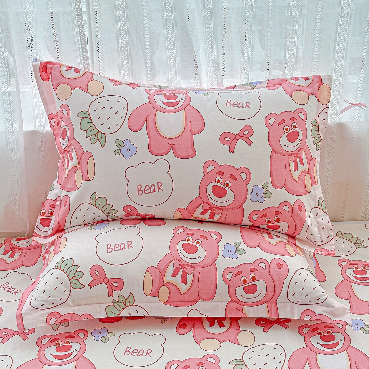 91家纺网 家纺一手货源 找家纺 （总）恩泽家纺 2025新款全棉纯棉12868喷气印花系列枕套单枕套枕套单件-第二批