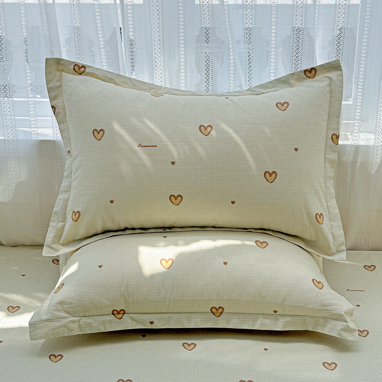 91家纺网 家纺一手货源 找家纺 （总）恩泽家纺 2025新款全棉纯棉12868喷气印花系列枕套单枕套枕套单件-第二批