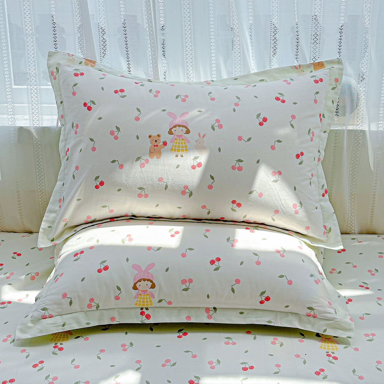 91家纺网 家纺一手货源 找家纺 （总）恩泽家纺 2025新款全棉纯棉12868喷气印花系列枕套单枕套枕套单件-第二批