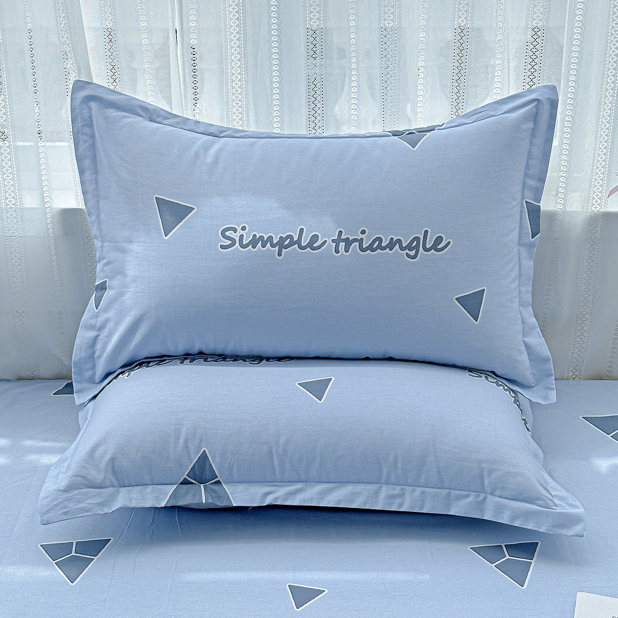 91家纺网 家纺一手货源 找家纺 （总）恩泽家纺 2025新款全棉纯棉12868喷气印花系列枕套单枕套枕套单件-第二批