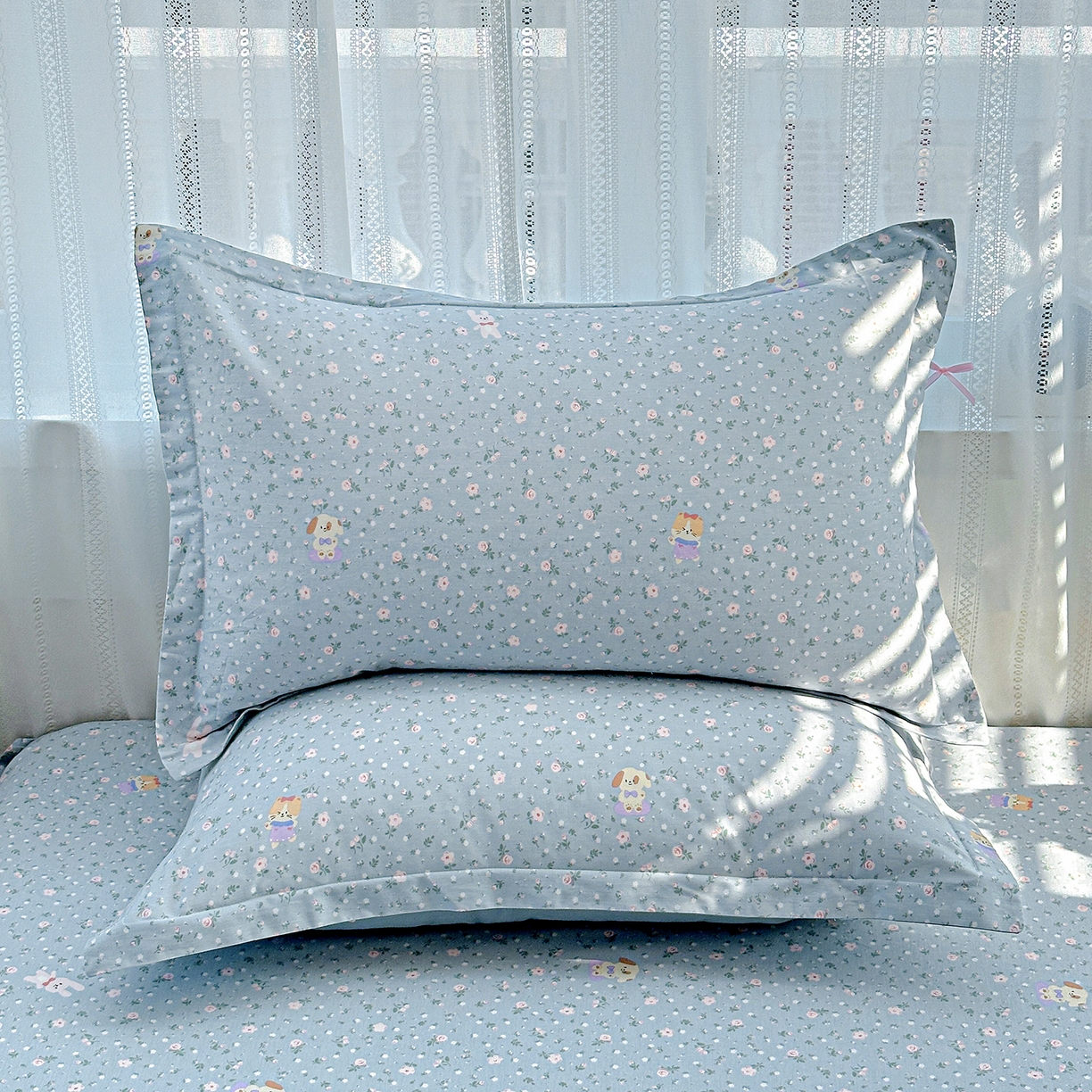 91家纺网 家纺一手货源 找家纺 （总）恩泽家纺 2025新款全棉纯棉12868喷气印花系列枕套单枕套枕套单件-第二批