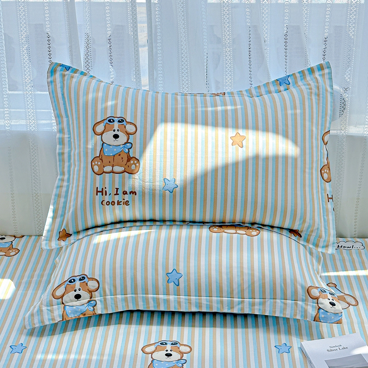 91家纺网 家纺一手货源 找家纺 （总）恩泽家纺 2025新款全棉纯棉12868喷气印花系列枕套单枕套枕套单件-第二批