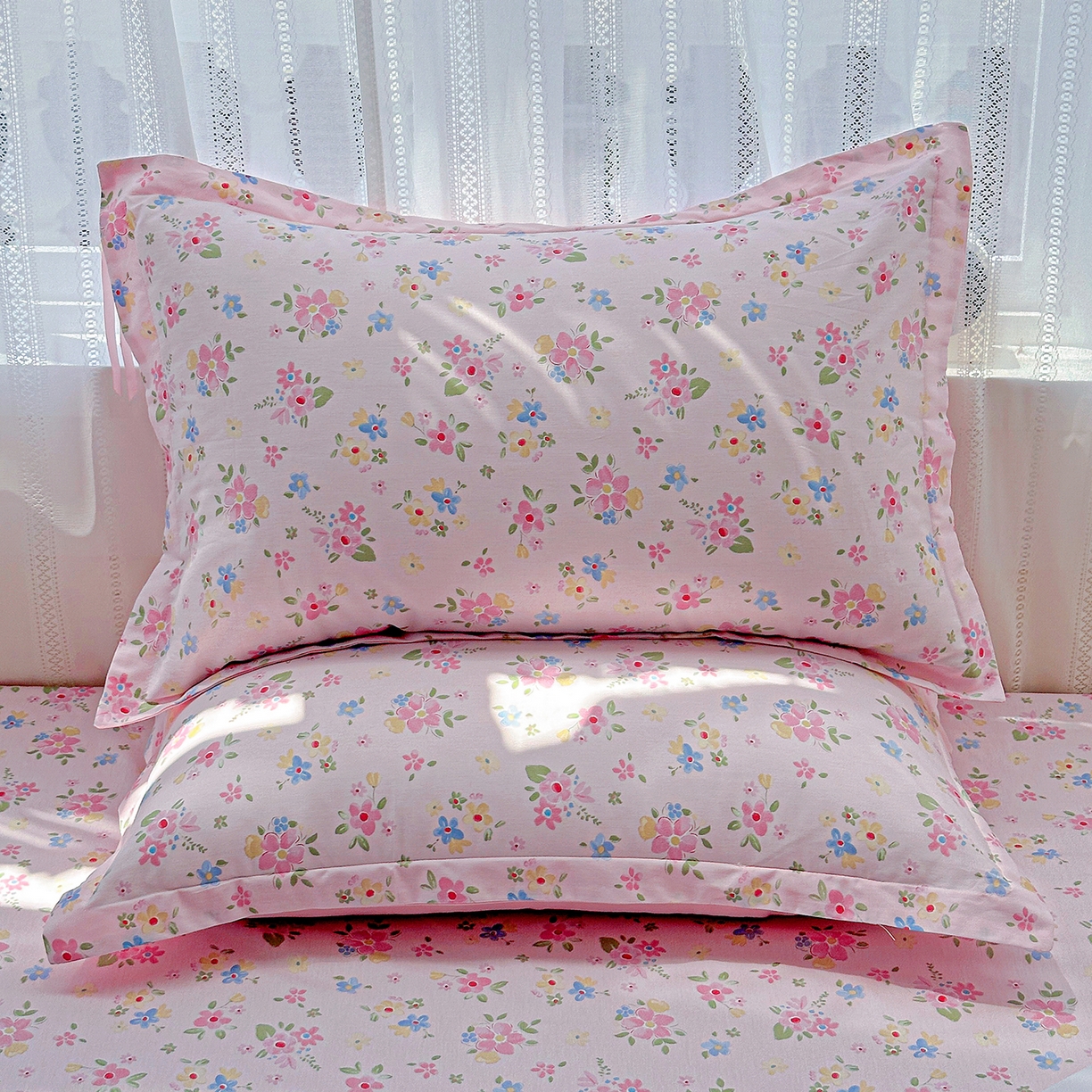 91家纺网 家纺一手货源 找家纺 （总）恩泽家纺 2025新款全棉纯棉12868喷气印花系列枕套单枕套枕套单件-第二批