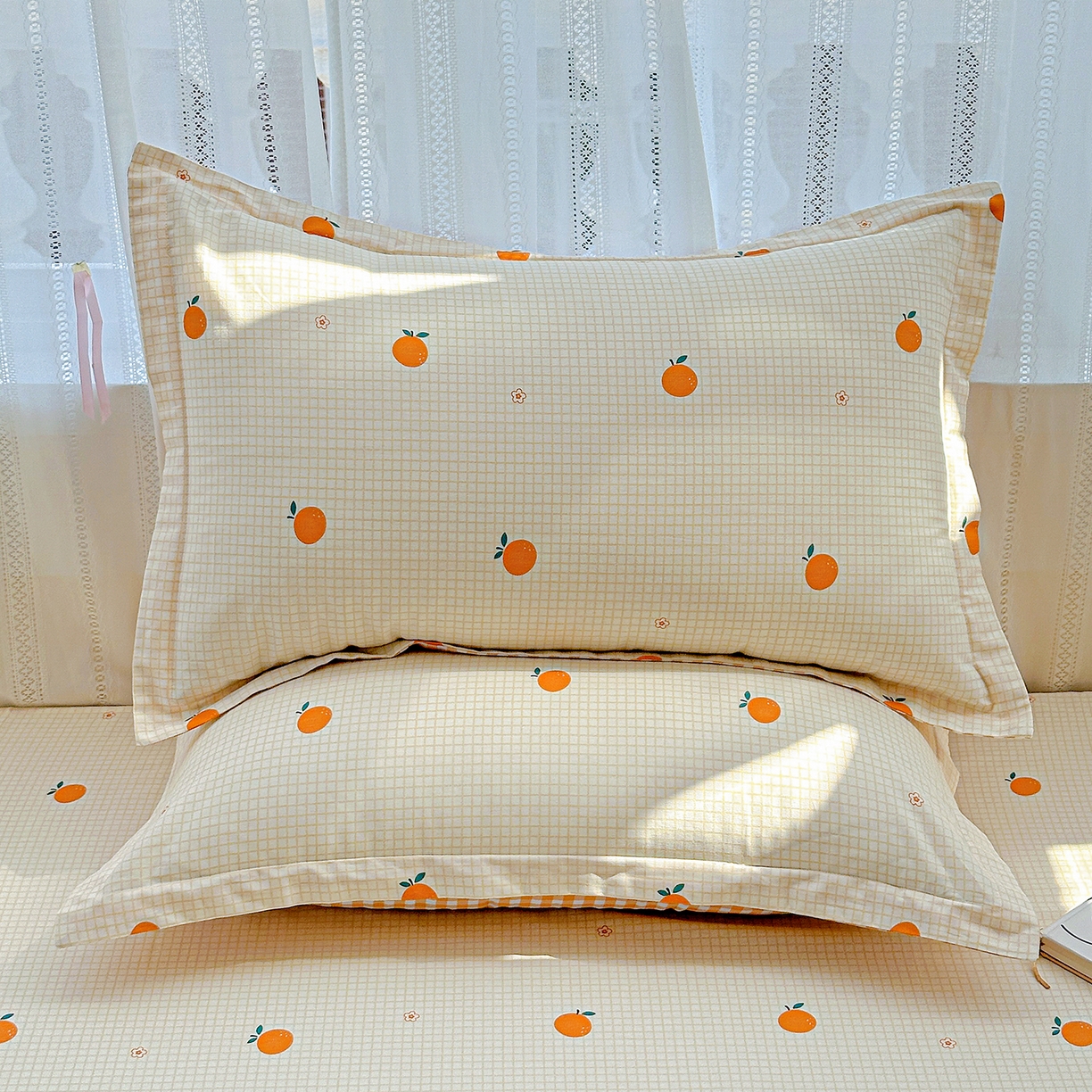 91家纺网 家纺一手货源 找家纺 （总）恩泽家纺 2025新款全棉纯棉12868喷气印花系列枕套单枕套枕套单件-第二批