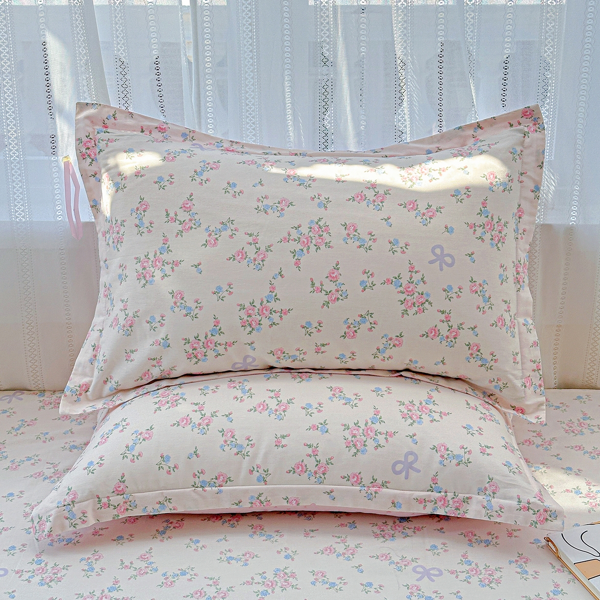 91家纺网 家纺一手货源 找家纺 （总）恩泽家纺 2025新款全棉纯棉12868喷气印花系列枕套单枕套枕套单件-第二批