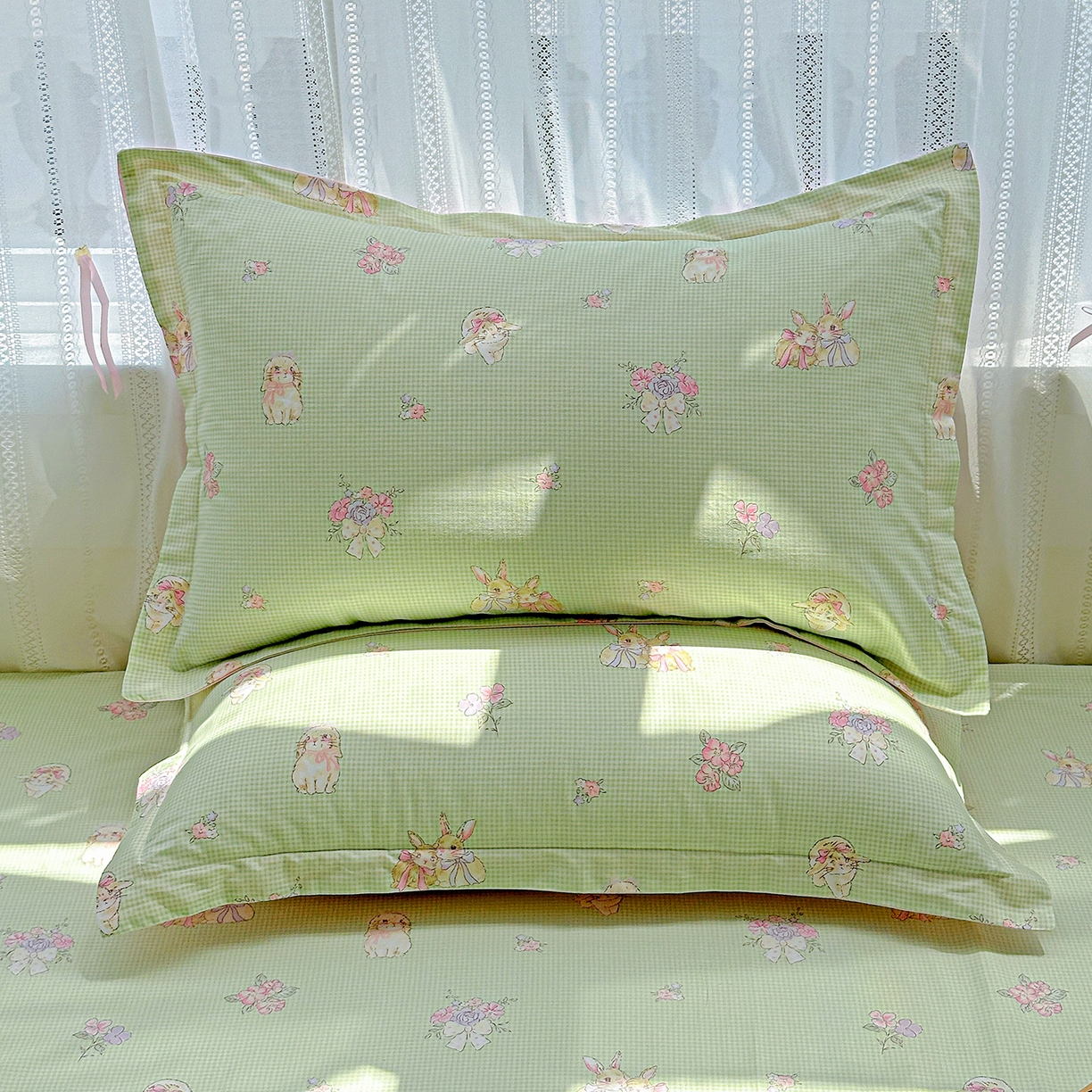 91家纺网 家纺一手货源 找家纺 （总）恩泽家纺 2025新款全棉纯棉12868喷气印花系列枕套单枕套枕套单件-第二批