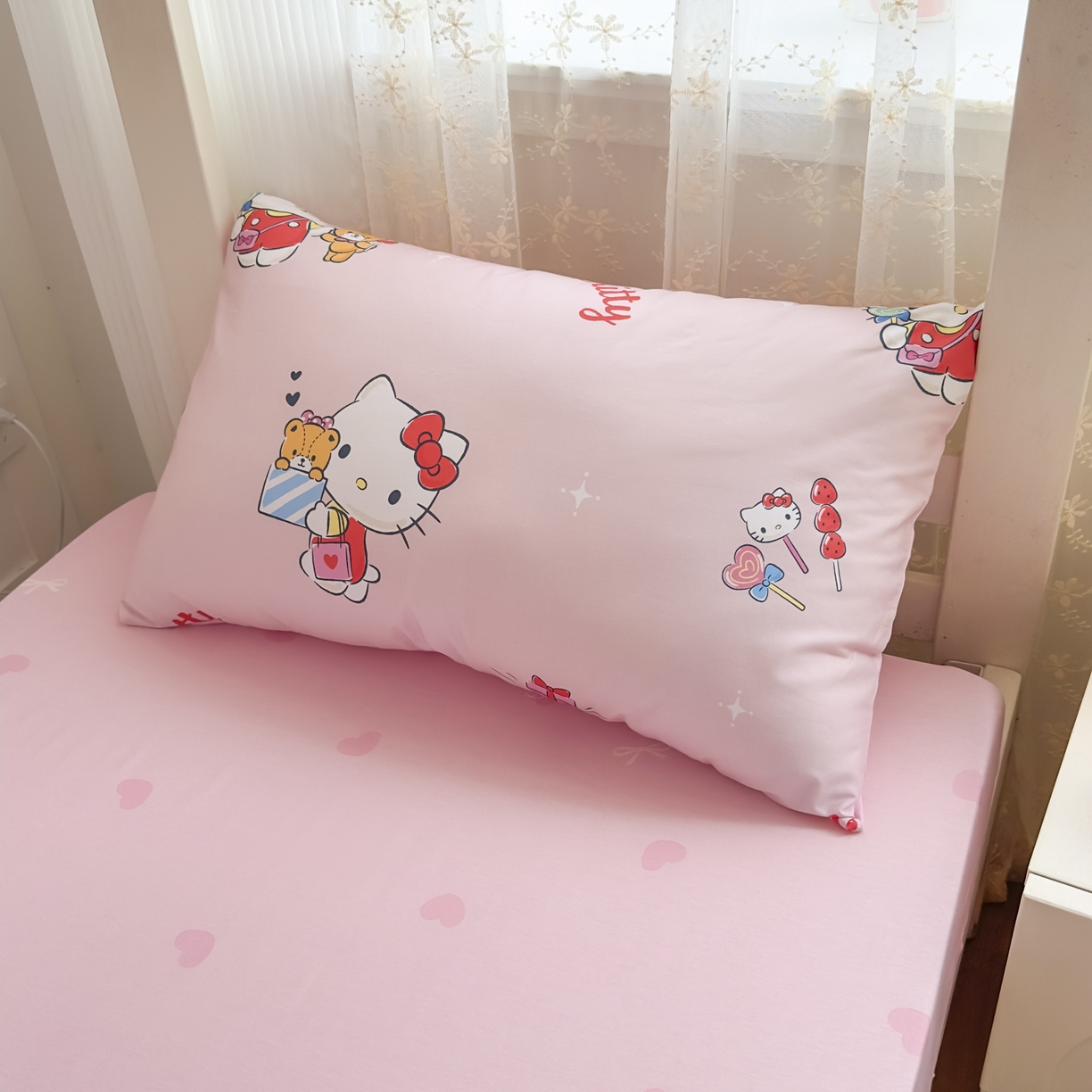 91家纺网 家纺一手货源 找家纺 （总）浩诚 2025新款三丽鸥专版花型全棉纯棉学生三件套四件套