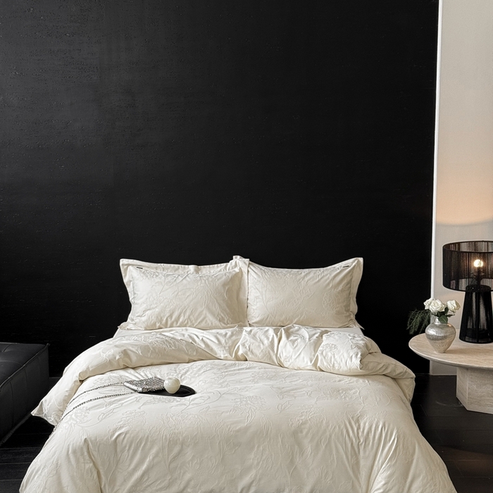 91家纺网 家纺一手货源 找家纺 （总）鹿班家居 2025秋冬新款长绒棉纯棉云感超柔厚织提花浮雕系列-晚州归渡（标准会员-20元）