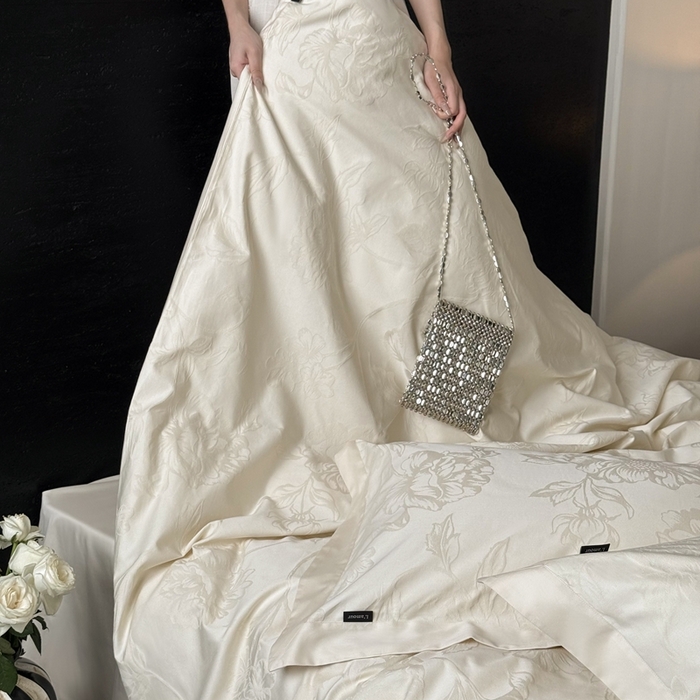 91家纺网 家纺一手货源 找家纺 （总）鹿班家居 2025秋冬新款长绒棉纯棉云感超柔厚织提花浮雕系列-晚州归渡（标准会员-20元）