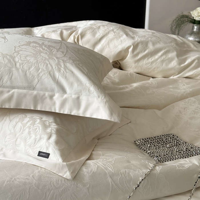 91家纺网 家纺一手货源 找家纺 （总）鹿班家居 2025秋冬新款长绒棉纯棉云感超柔厚织提花浮雕系列-晚州归渡（标准会员-20元）