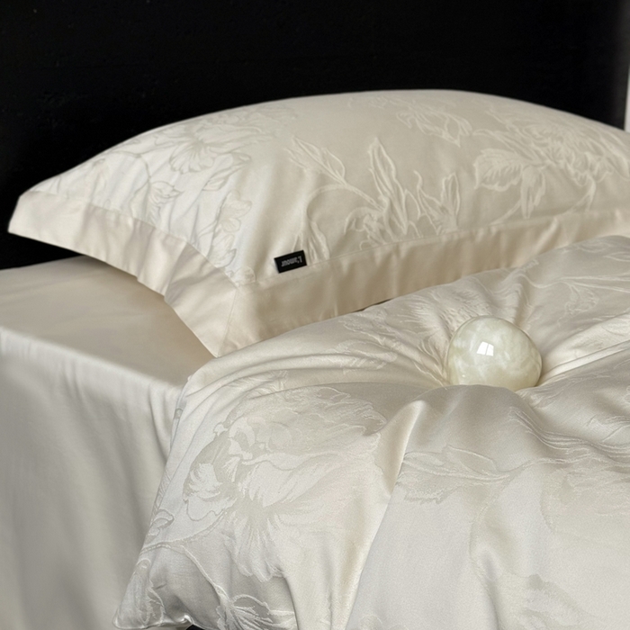 91家纺网 家纺一手货源 找家纺 （总）鹿班家居 2025秋冬新款长绒棉纯棉云感超柔厚织提花浮雕系列-晚州归渡（标准会员-20元）