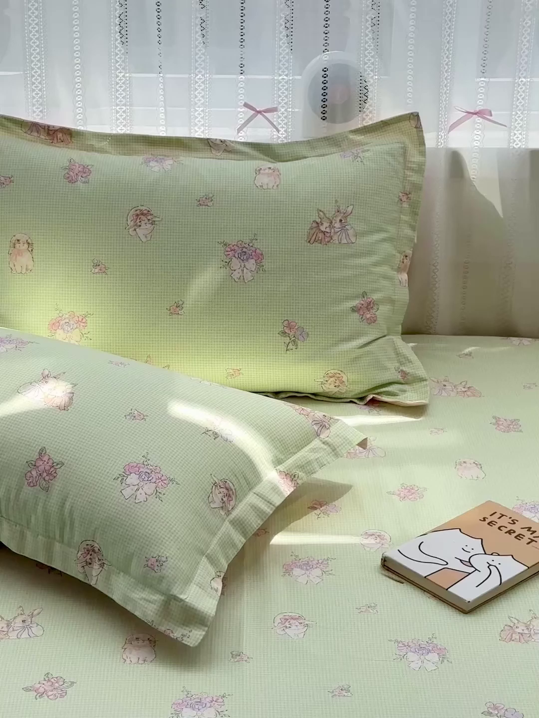 91家纺网 家纺一手货源 找家纺 恩泽家纺 2025新款全棉纯棉12868喷气印花系列枕套单枕套枕套单件-第二批 小欢喜