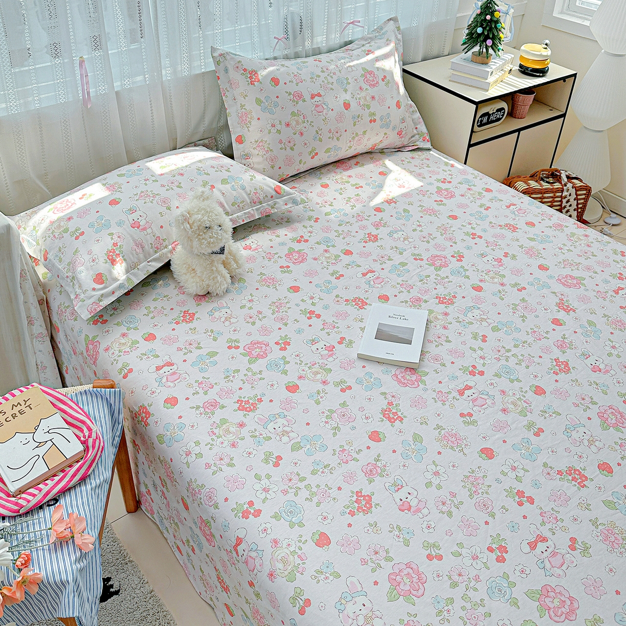 91家纺网 家纺一手货源 找家纺 （总）恩泽家纺 2025新款全棉纯棉12868喷气印花系列床单单品床单单件单床单-第二批