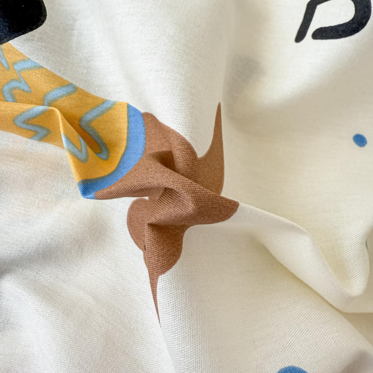 91家纺网 家纺一手货源 找家纺 简宜家居（朝初家纺） 2025新款全棉纯棉夹棉床盖学生宿舍上下铺三件套 波点汪汪队-夹棉款