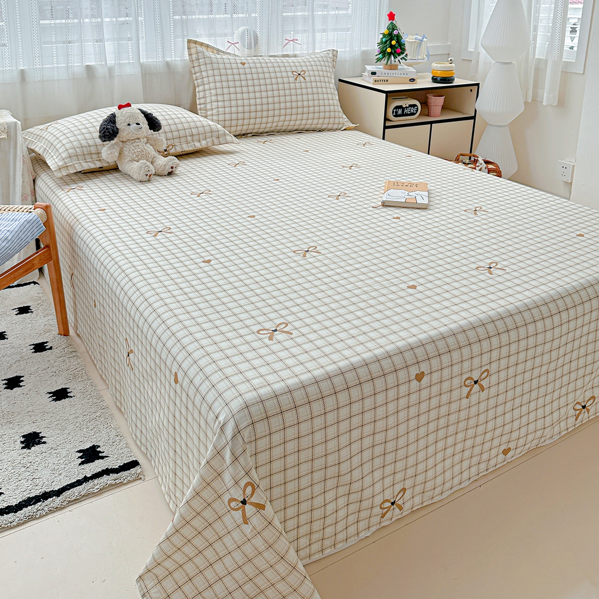 91家纺网 家纺一手货源 找家纺 恩泽家纺 2025新款全棉纯棉12868喷气印花系列床单单品床单单件单床单-第二批 极简主义