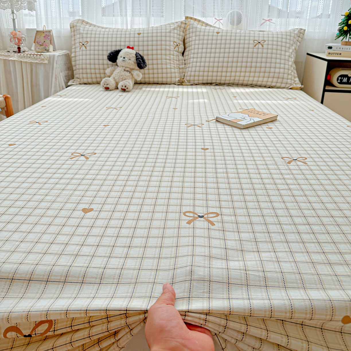 91家纺网 家纺一手货源 找家纺 恩泽家纺 2025新款全棉纯棉12868喷气印花系列床单单品床单单件单床单-第二批 极简主义