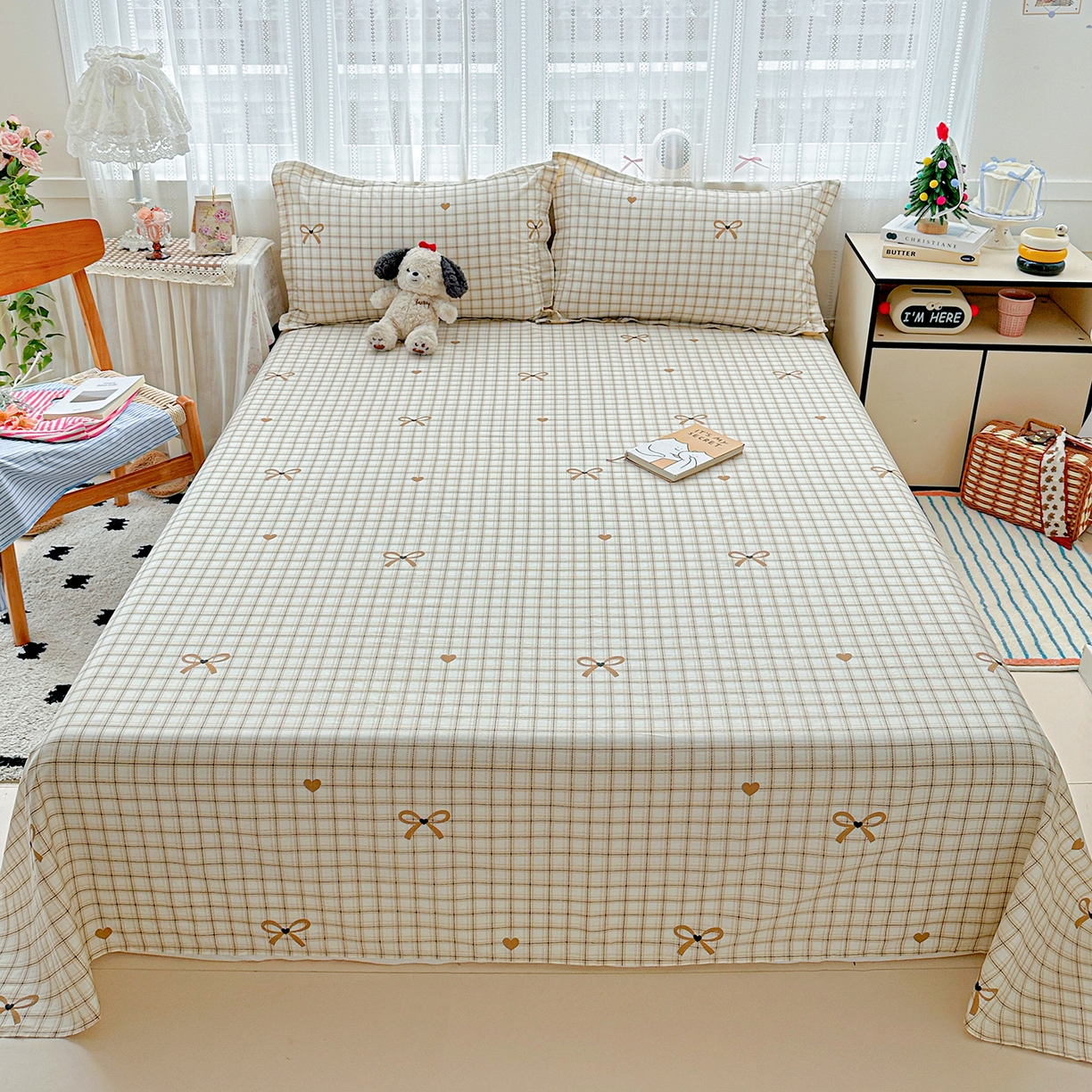 91家纺网 家纺一手货源 找家纺 恩泽家纺 2025新款全棉纯棉12868喷气印花系列床单单品床单单件单床单-第二批 极简主义