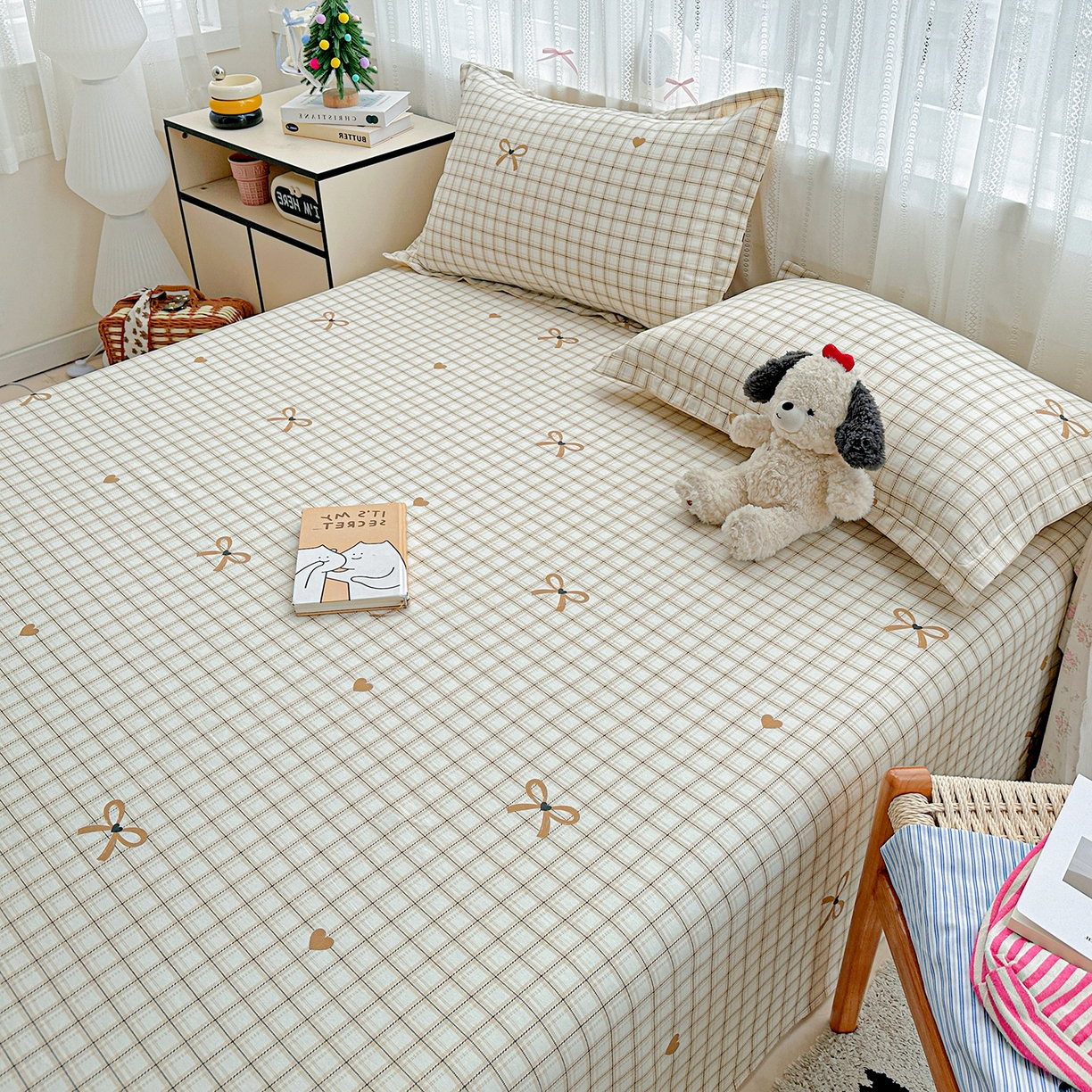 91家纺网 家纺一手货源 找家纺 恩泽家纺 2025新款全棉纯棉12868喷气印花系列床单单品床单单件单床单-第二批 极简主义