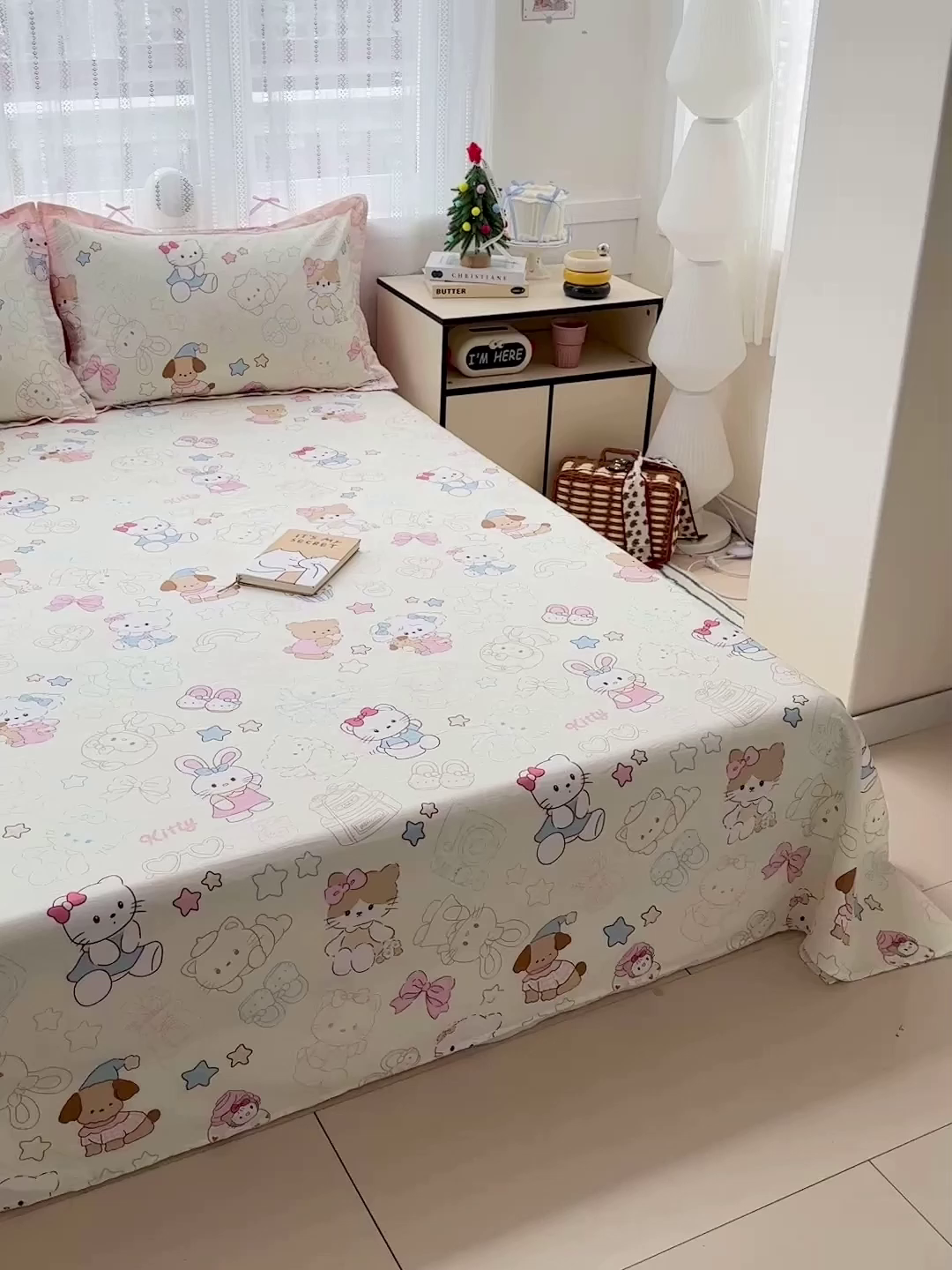 91家纺网 家纺一手货源 找家纺 恩泽家纺 2025新款全棉纯棉12868喷气印花系列床单单品床单单件单床单-第二批 凯蒂宝贝