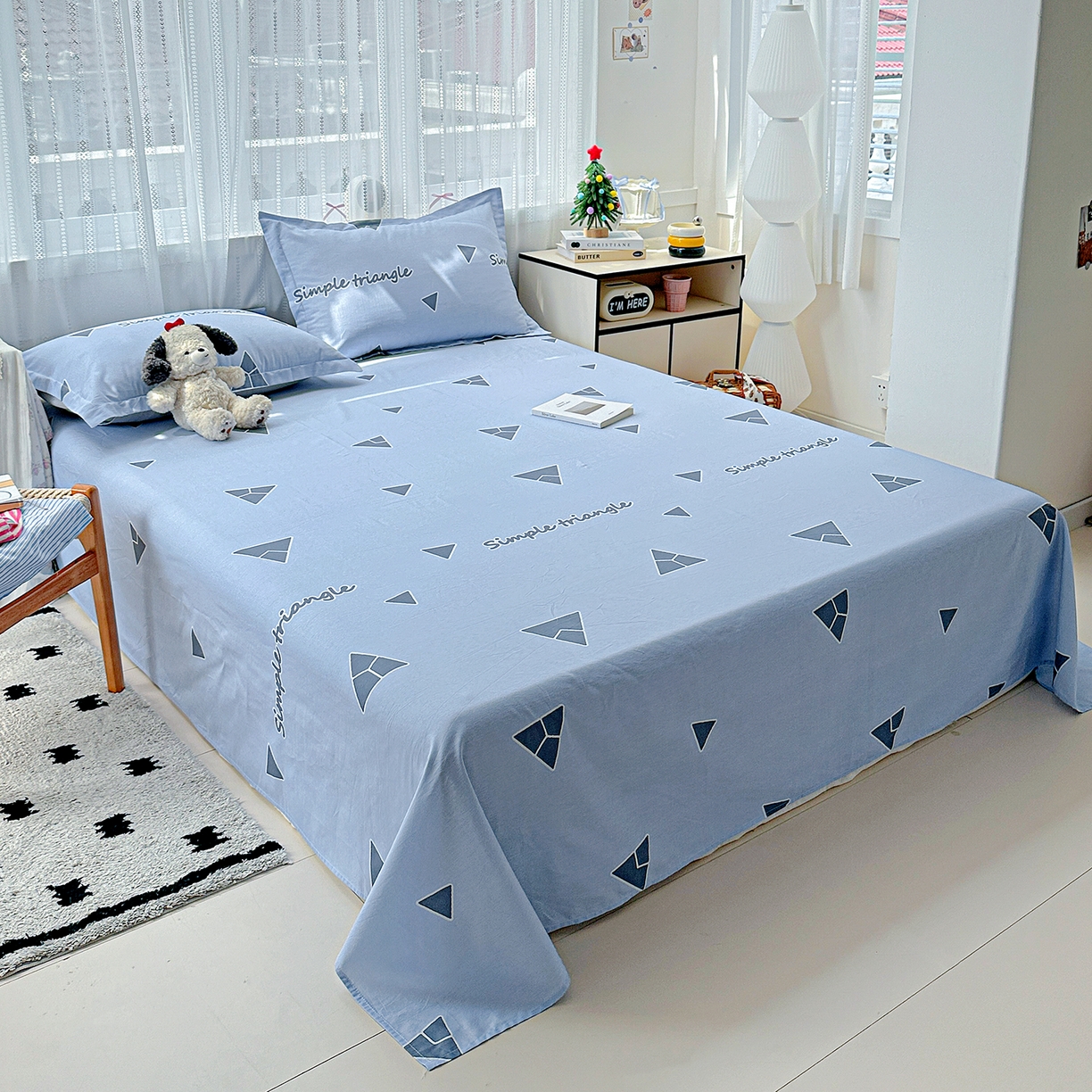 91家纺网 家纺一手货源 找家纺 恩泽家纺 2025新款全棉纯棉12868喷气印花系列床单单品床单单件单床单-第二批 拉菲特