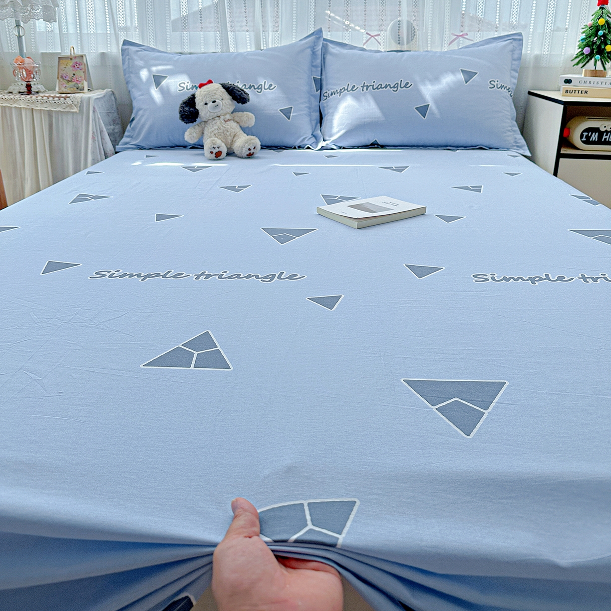 91家纺网 家纺一手货源 找家纺 恩泽家纺 2025新款全棉纯棉12868喷气印花系列床单单品床单单件单床单-第二批 拉菲特