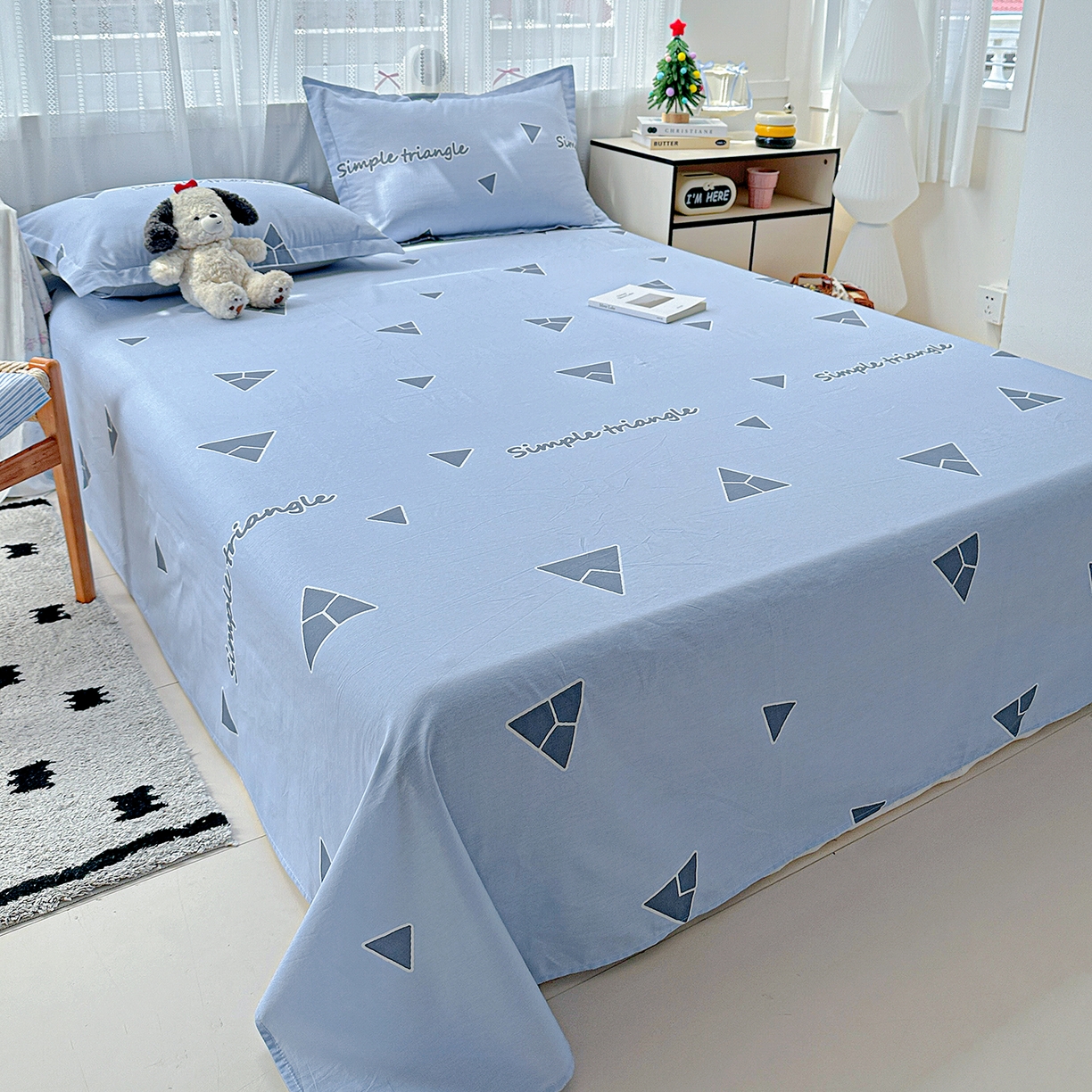 91家纺网 家纺一手货源 找家纺 恩泽家纺 2025新款全棉纯棉12868喷气印花系列床单单品床单单件单床单-第二批 拉菲特