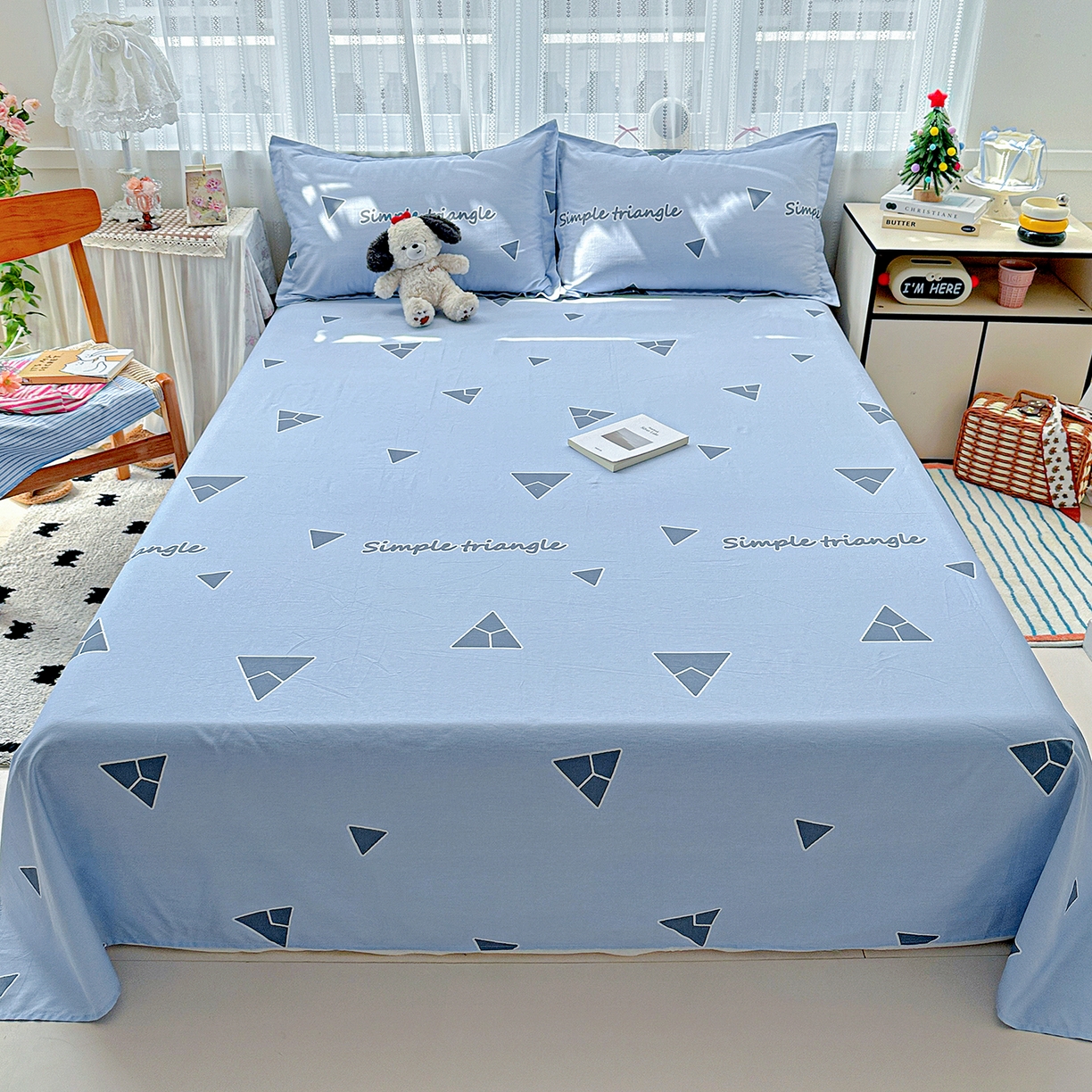 91家纺网 家纺一手货源 找家纺 恩泽家纺 2025新款全棉纯棉12868喷气印花系列床单单品床单单件单床单-第二批 拉菲特