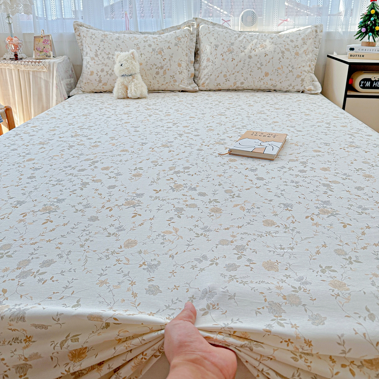 91家纺网 家纺一手货源 找家纺 恩泽家纺 2025新款全棉纯棉12868喷气印花系列床单单品床单单件单床单-第二批 赛木花