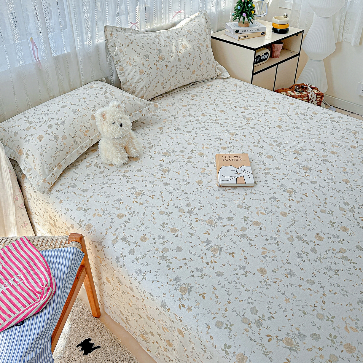 91家纺网 家纺一手货源 找家纺 恩泽家纺 2025新款全棉纯棉12868喷气印花系列床单单品床单单件单床单-第二批 赛木花