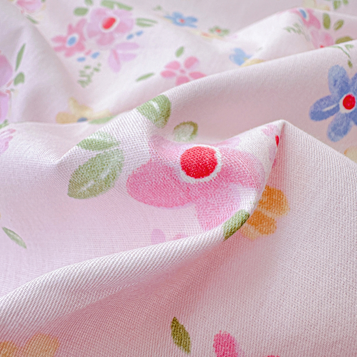 91家纺网 家纺一手货源 找家纺 恩泽家纺 2025新款全棉纯棉12868喷气印花系列床单单品床单单件单床单-第二批 田园小花