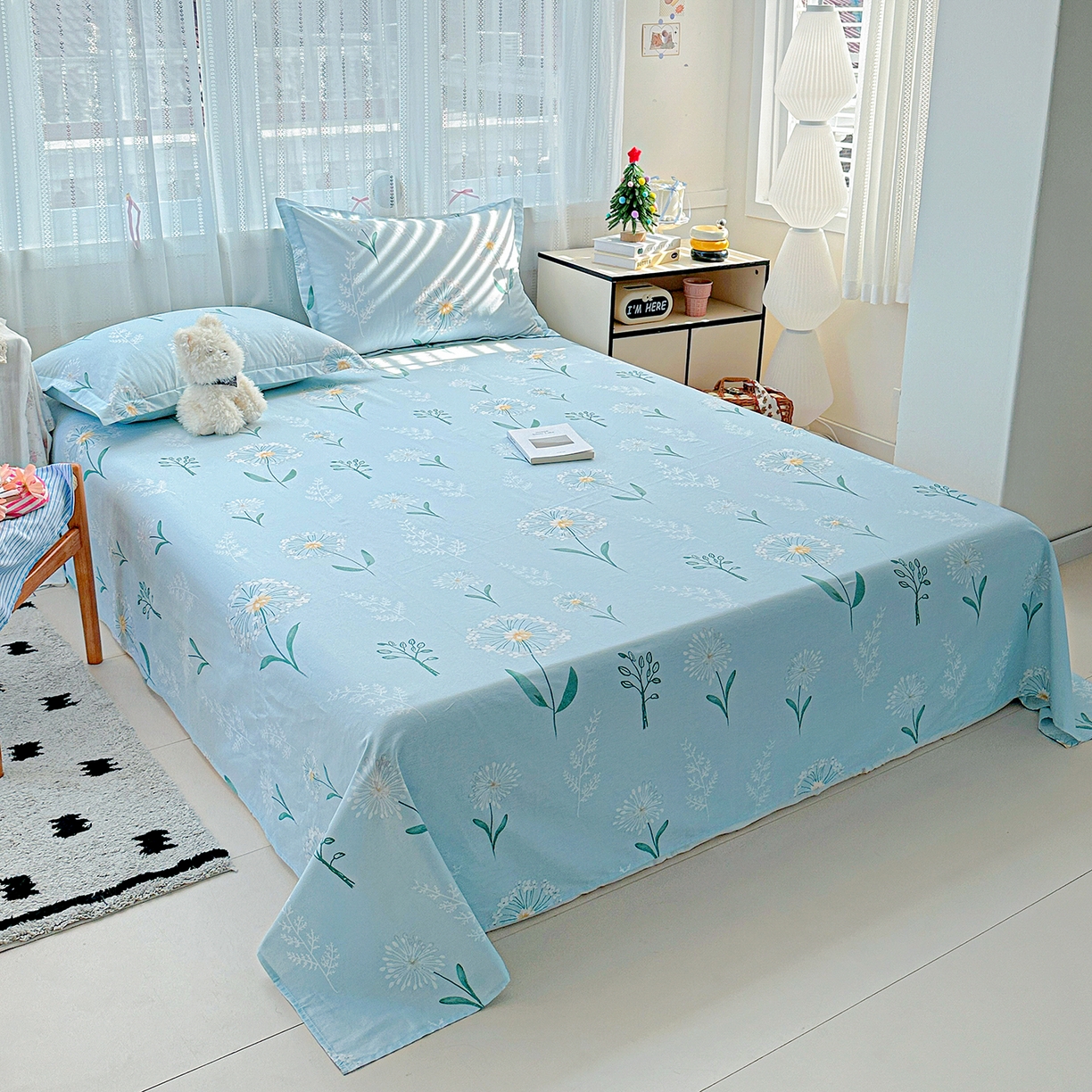 91家纺网 家纺一手货源 找家纺 恩泽家纺 2025新款全棉纯棉12868喷气印花系列床单单品床单单件单床单-第二批 夏花