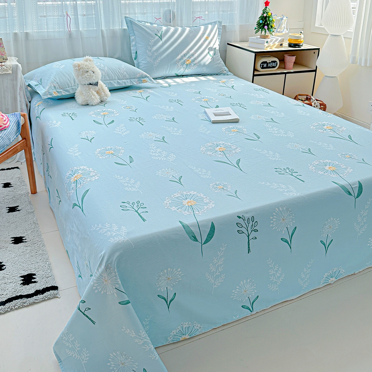 91家纺网 家纺一手货源 找家纺 恩泽家纺 2025新款全棉纯棉12868喷气印花系列床单单品床单单件单床单-第二批 夏花