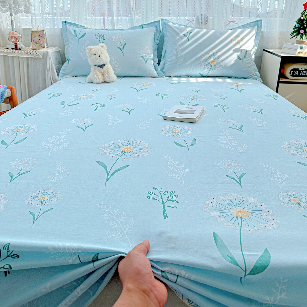 91家纺网 家纺一手货源 找家纺 恩泽家纺 2025新款全棉纯棉12868喷气印花系列床单单品床单单件单床单-第二批 夏花