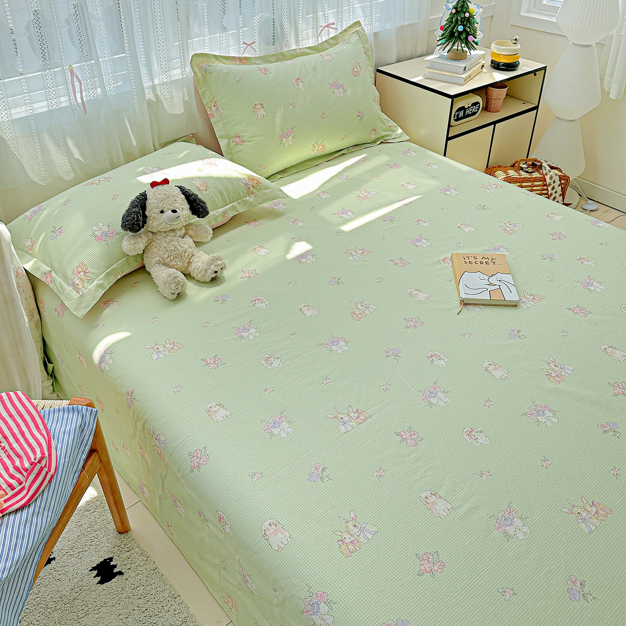 91家纺网 家纺一手货源 找家纺 恩泽家纺 2025新款全棉纯棉12868喷气印花系列床单单品床单单件单床单-第二批 小欢喜