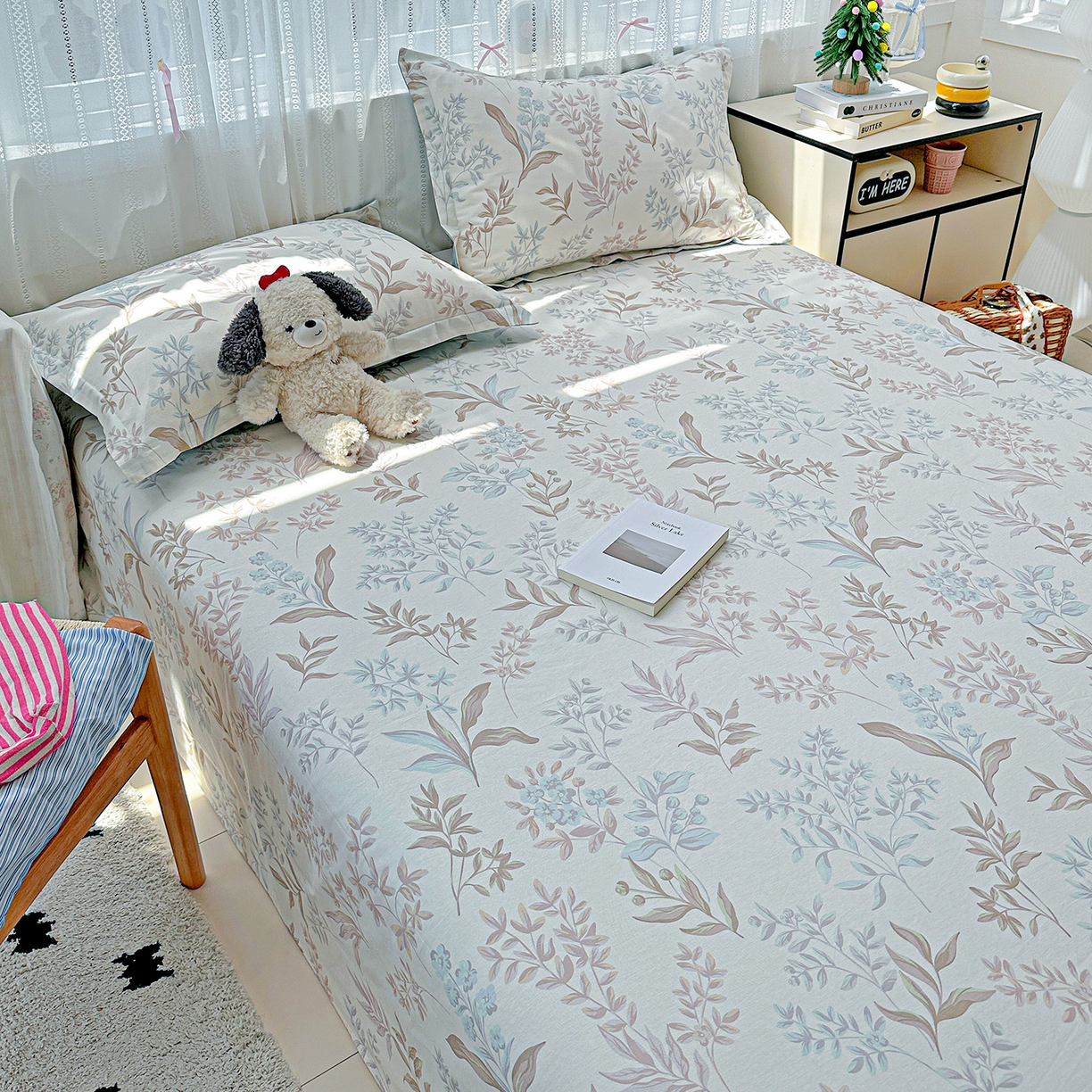 91家纺网 家纺一手货源 找家纺 恩泽家纺 2025新款全棉纯棉12868喷气印花系列床单单品床单单件单床单-第二批 寻叶