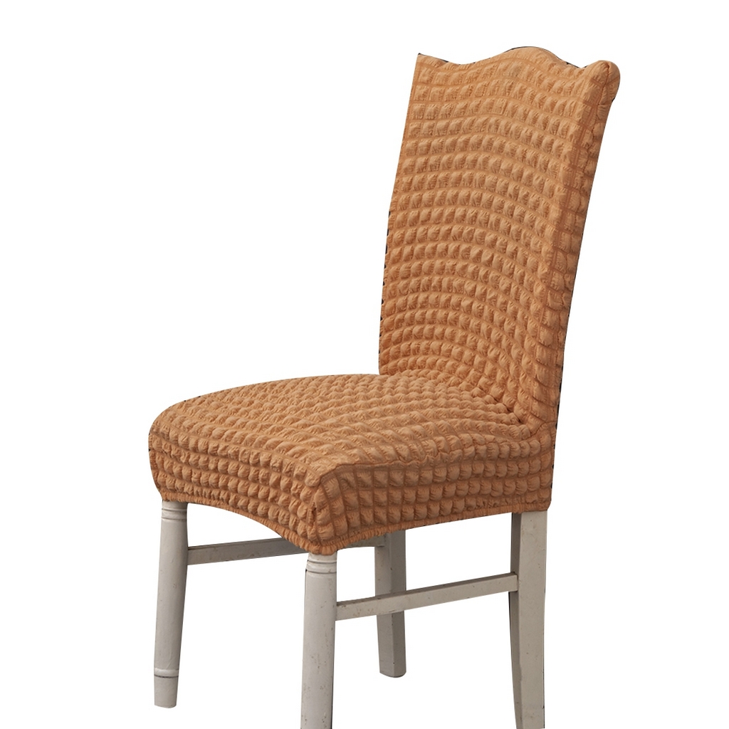 布兰鸟【沙发套】 2025新款泡泡纱椅套【英文常规款】 单色肉橙